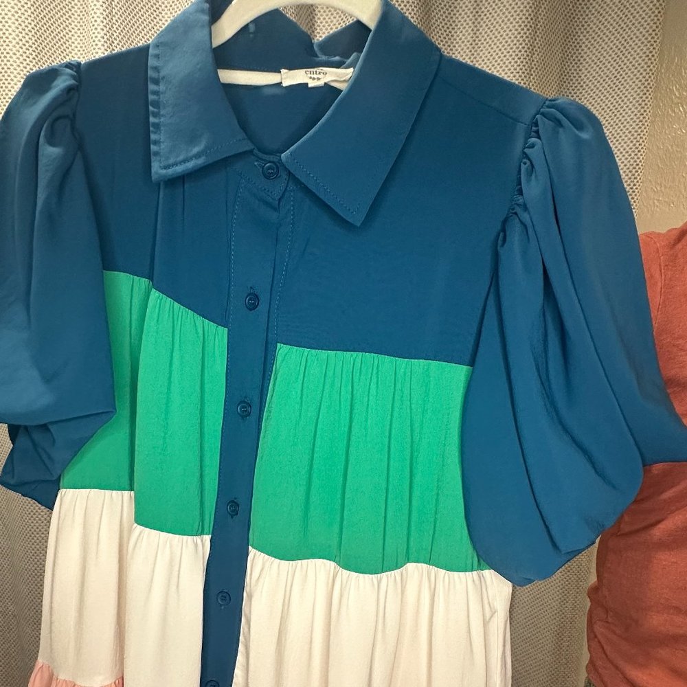 Boutique multicolored dress! - Picture 4 of 4